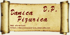 Danica Pižurica vizit kartica
